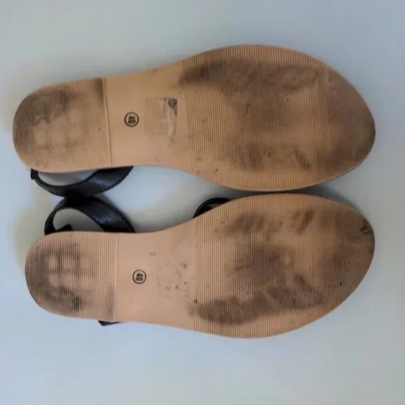 Topshop Black Strappy Sandals Size 9.5 / 40 - Picture 6 of 6